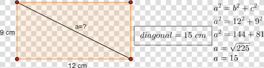 Diagonal De Um Retângulo  HD Png DownloadTransparent PNG