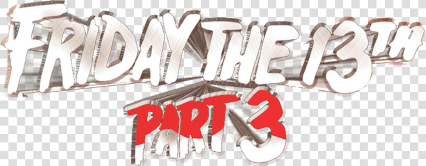 Friday The 13th Part 3 Logo  HD Png DownloadTransparent PNG