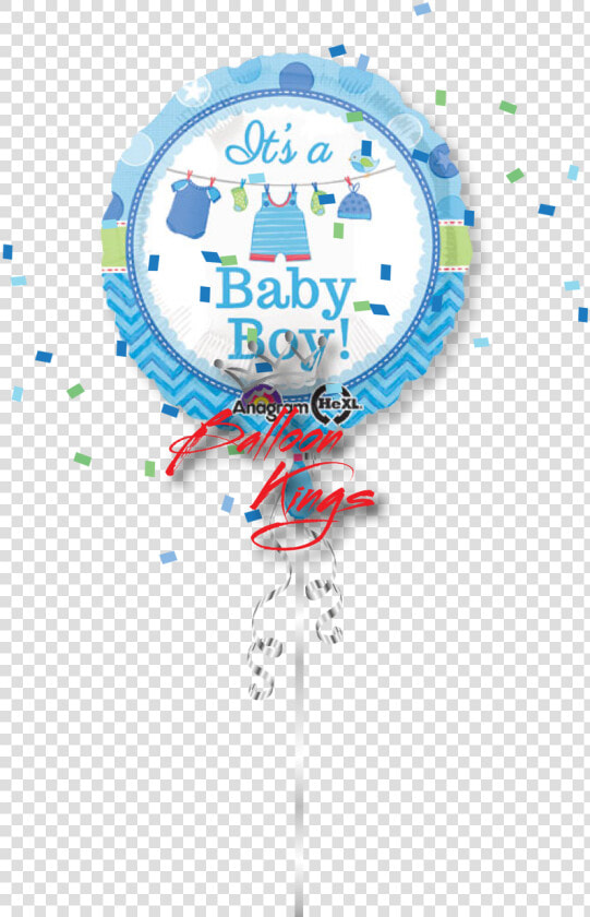 Its A Boy Onesie Clothesline   It  39 s A Boy Mylar Balloon  HD Png DownloadTransparent PNG