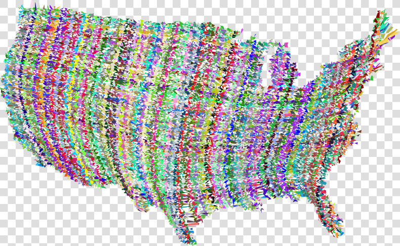 America Prismatic Abstract Map   Us Senate Map 2019  HD Png DownloadTransparent PNG