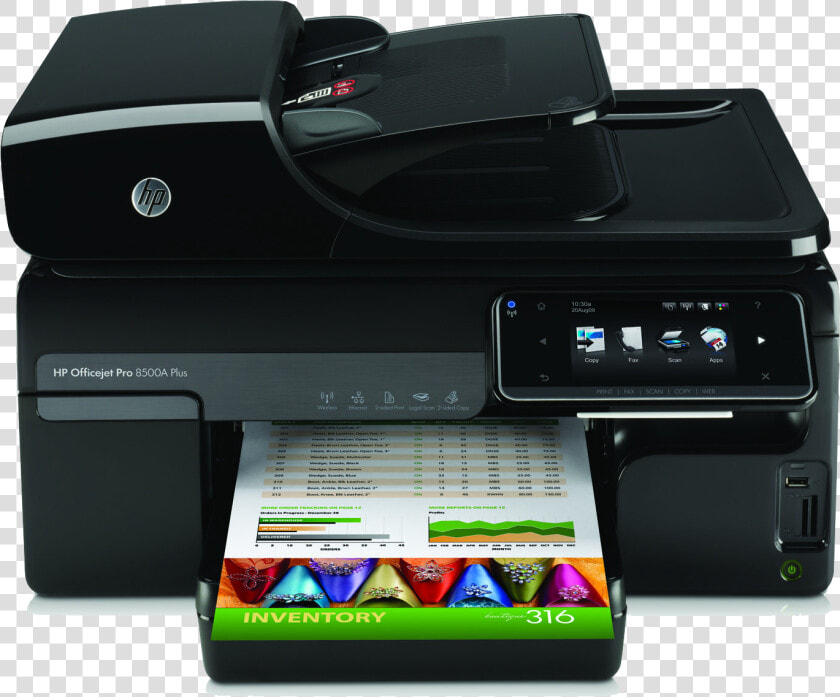 Hp Printer Png   Png Download   Hp Officejet Pro 8500a Plus  Transparent PngTransparent PNG