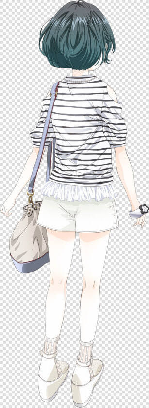 Animated Girl Back Png   Png Download   Anime Girl Back Png  Transparent PngTransparent PNG