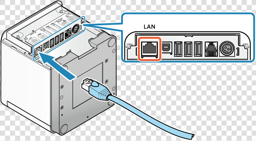 Printer Lan Cable  HD Png DownloadTransparent PNG