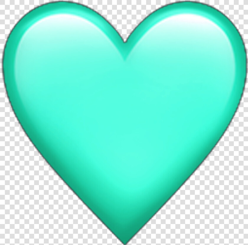  heart  emoji  turquoise   Turquoise Heart  HD Png DownloadTransparent PNG