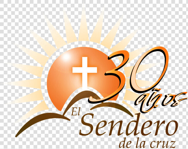 Sendero Logo 30 Años Letras Oscuras Ok   Sendero De La Cruz  HD Png DownloadTransparent PNG