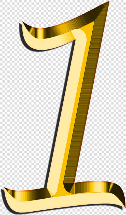 Golden Number   Gifs De Numero 1  HD Png DownloadTransparent PNG