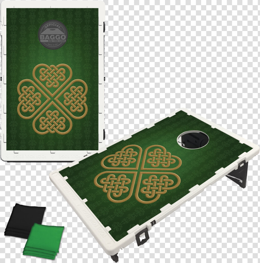 Celtic Clover Game By   Philadelphia Eagles Cornhole Skin  HD Png DownloadTransparent PNG