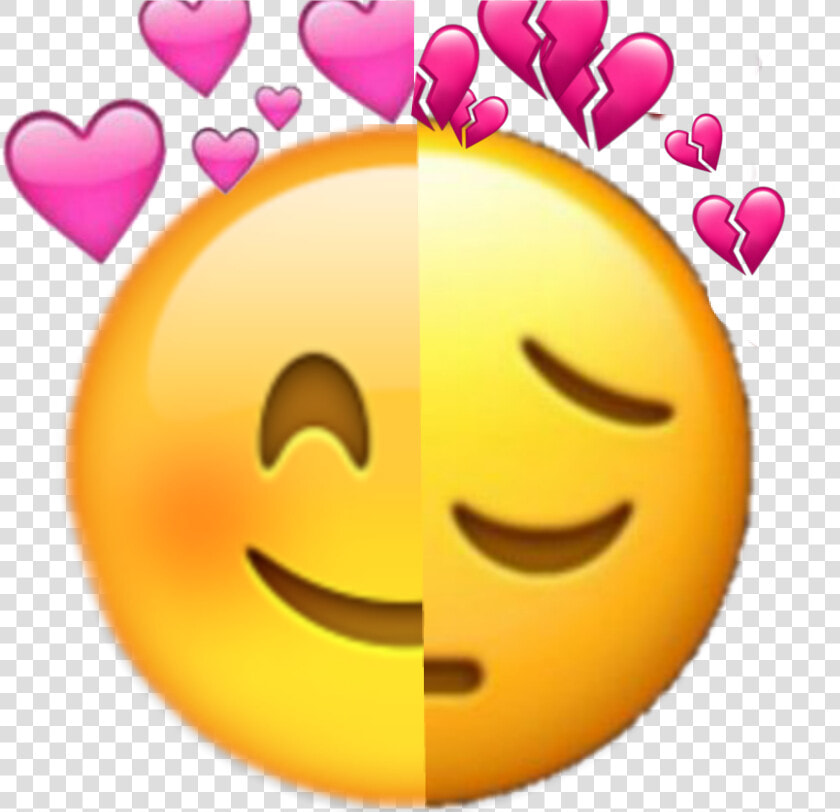  sad  happy  sadhappy  emoji  emojisad  emojihappy   Emoji Sad And Happy  HD Png DownloadTransparent PNG