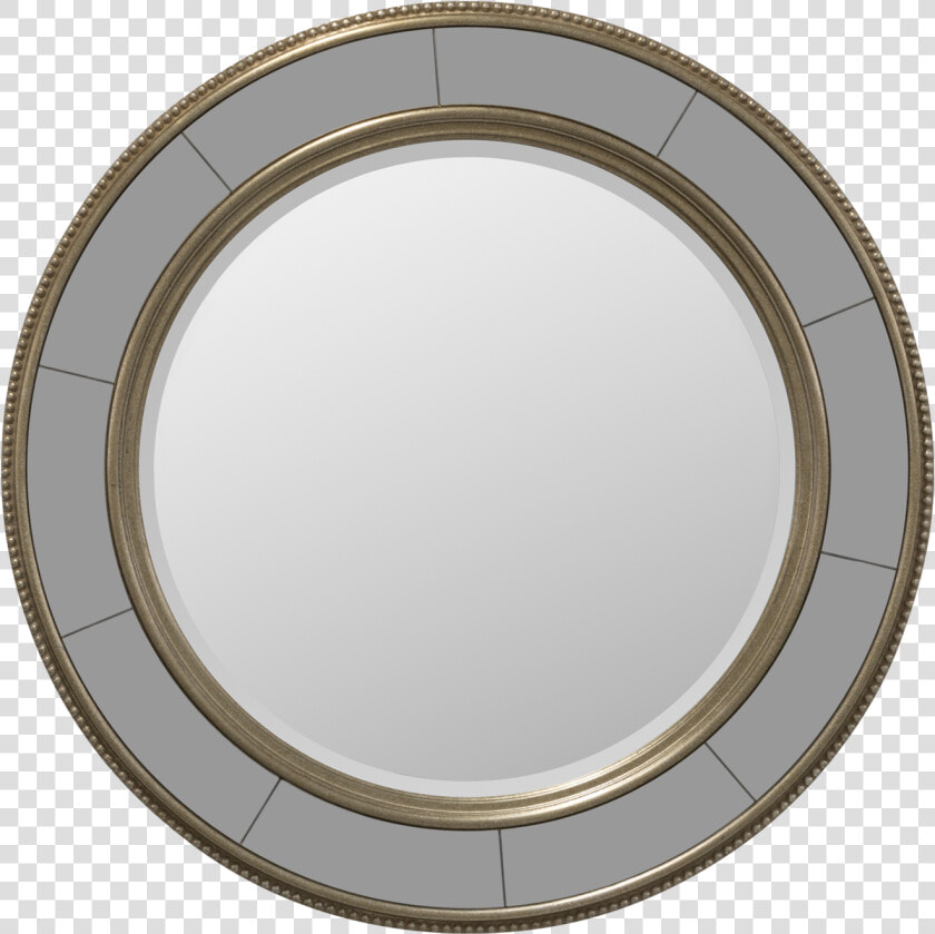 Antique Round Bevel Mirror   Frame Png Circle Silver  Transparent PngTransparent PNG