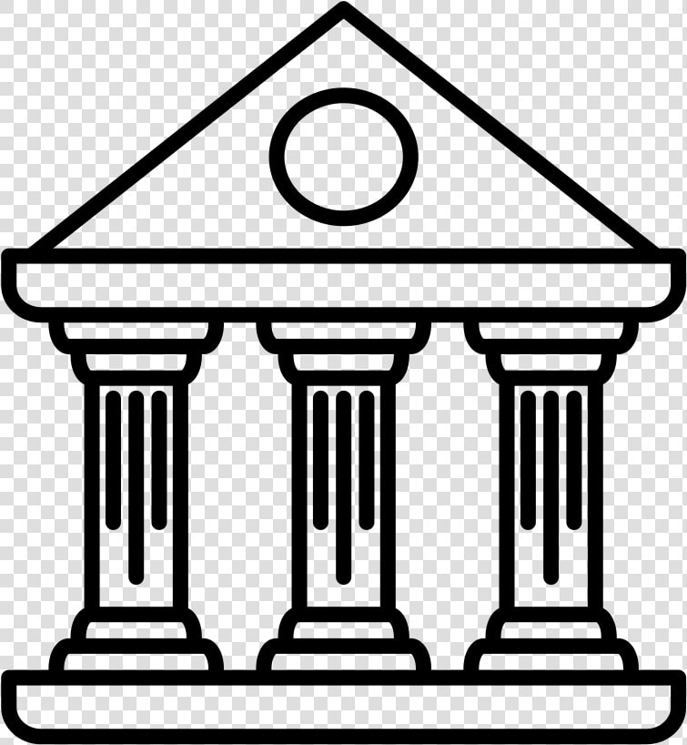 Old Pillar Building Vector Icon  HD Png DownloadTransparent PNG