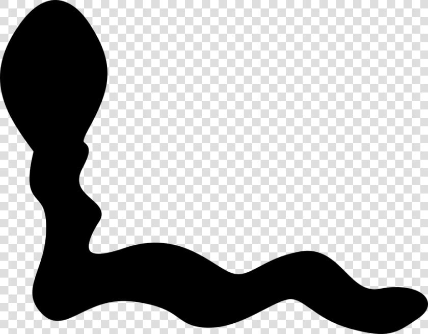 Earthworm  Snake  Animal  Wiggly  Creeping  Silhouette   Silhouette Of A Worm  HD Png DownloadTransparent PNG