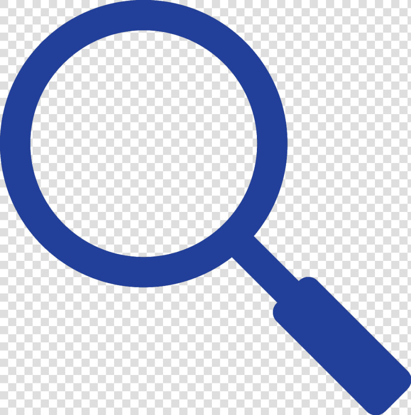 Magnifying Glass On Plus Button Zoom In Stock Vector   Blue Magnifying Glass Icon  HD Png DownloadTransparent PNG