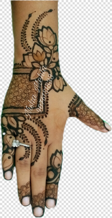 Mehndi Design By Monika Jain  HD Png DownloadTransparent PNG