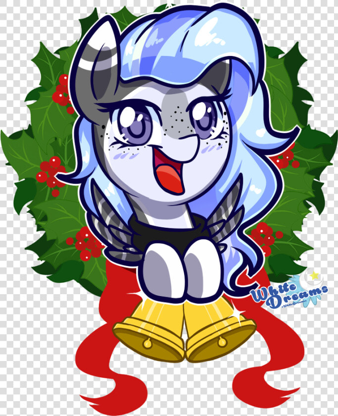 Xwhitedreamsx  Christmas Wreath  Female  Mare  Oc    Twilight Sparkle Christmas Pony Art  HD Png DownloadTransparent PNG