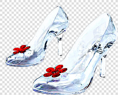  glass  shoes  cinderella   Basic Pump  HD Png DownloadTransparent PNG