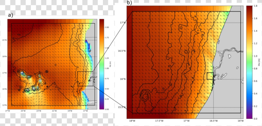 Snapshot Of Modelled Significant Wave Height From The  HD Png DownloadTransparent PNG