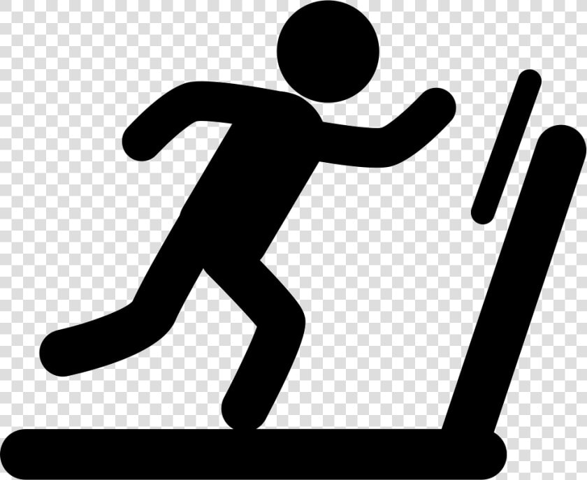 Png File Svg   Stick Figure Running On Treadmill  Transparent PngTransparent PNG