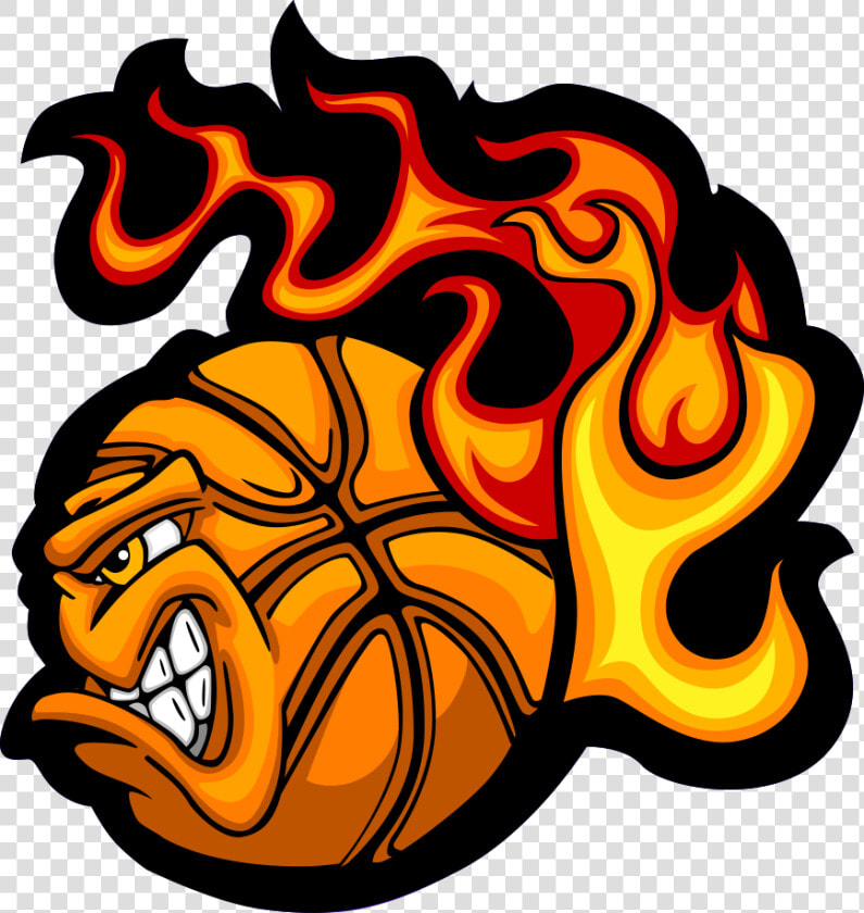 Flaming Basketball Logo Clipart   Png Download  Transparent PngTransparent PNG