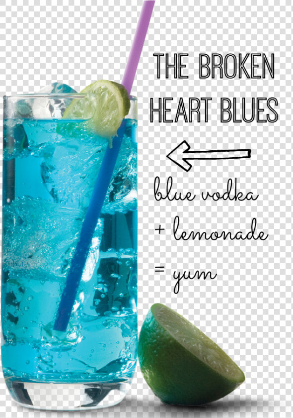 Just Two Ingredients To Make This Delicious Blue Vodka   Blue Vodka Cocktails  HD Png DownloadTransparent PNG