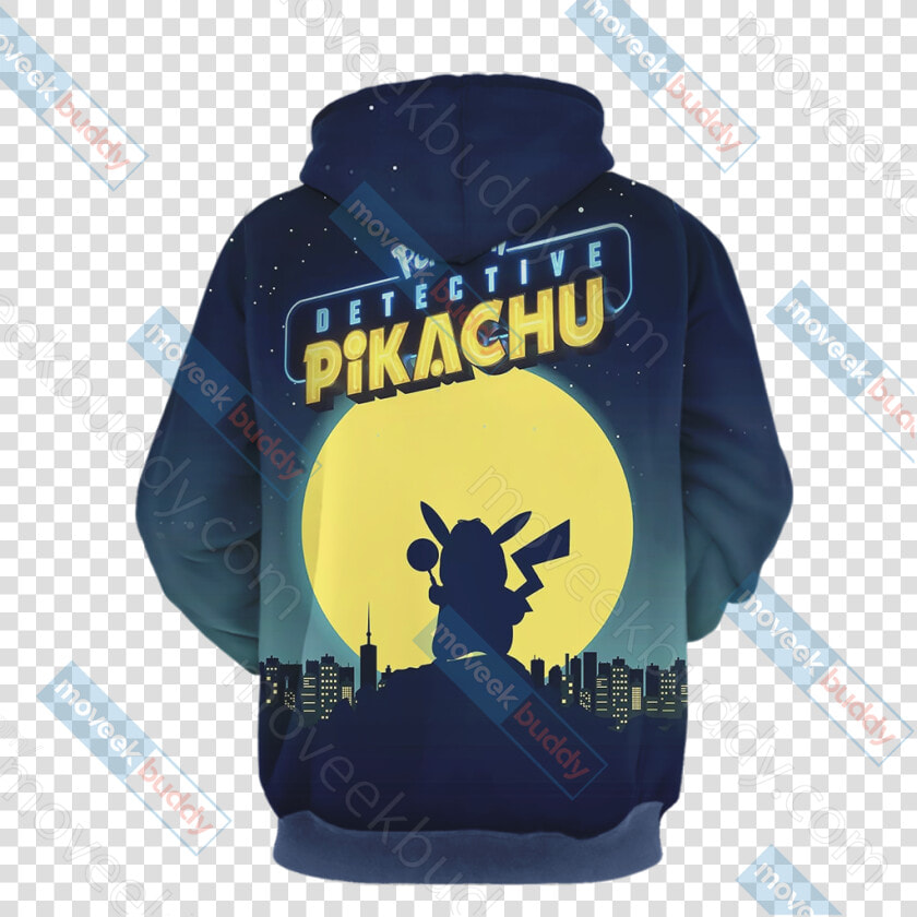 Pokemon Detective Pikachu Unisex 3d Hoodie   Hoodie  HD Png DownloadTransparent PNG