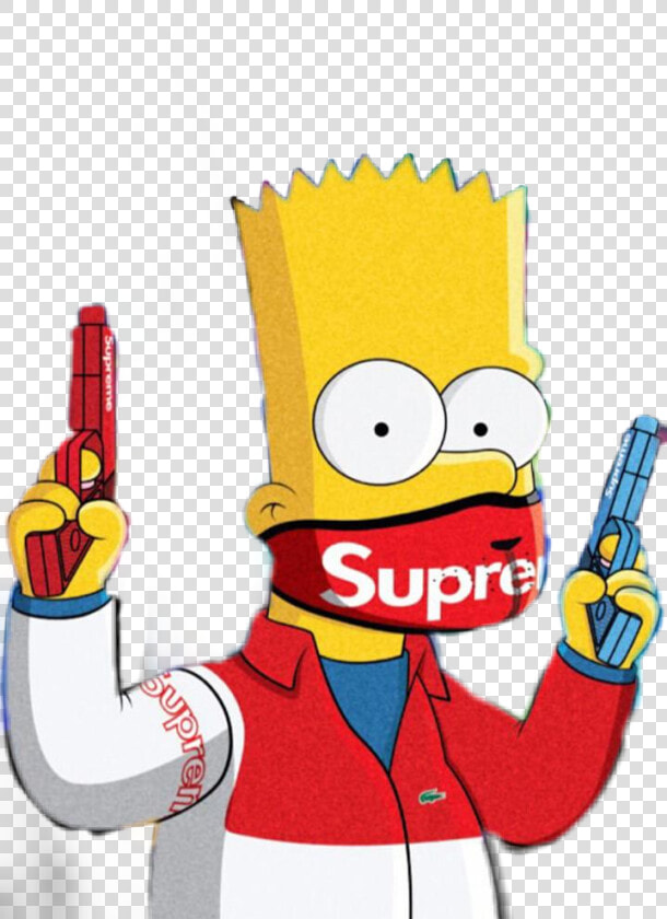   bartsimpson  bart  supreme  supremebart  simpsons   Supreme Wallpaper Gucci Logo  HD Png DownloadTransparent PNG