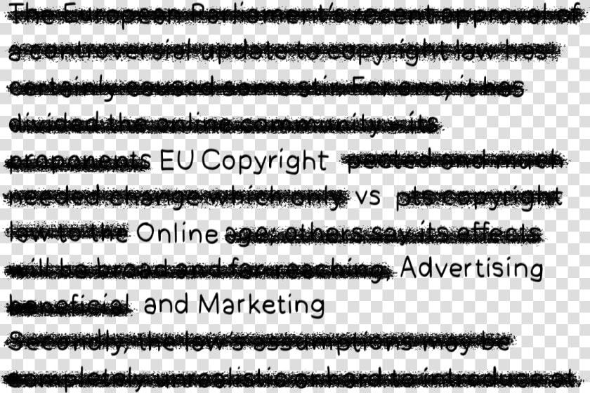 What The Eu Copyright Law Means For Online Advertising   Parallel  HD Png DownloadTransparent PNG