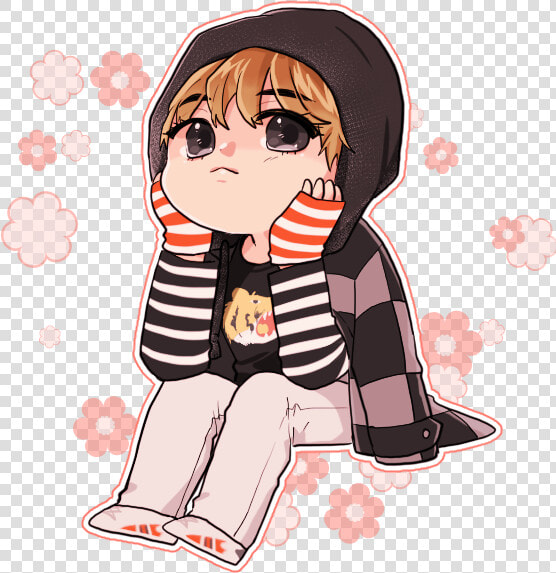 Foto De Taehyung Bts Fanart Chibi Cute Springday   Bts Spring Day Chibi  HD Png DownloadTransparent PNG