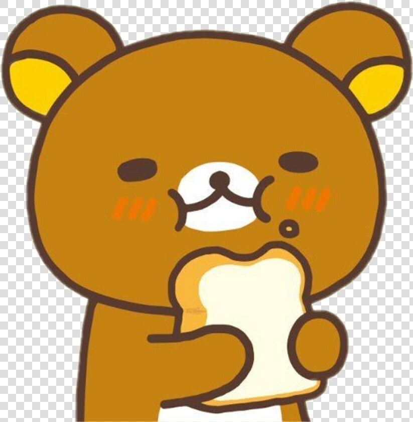  freetoedit  cute  kawaii  rilakkuma  bear  hungry   Rilakkuma Transparent  HD Png DownloadTransparent PNG