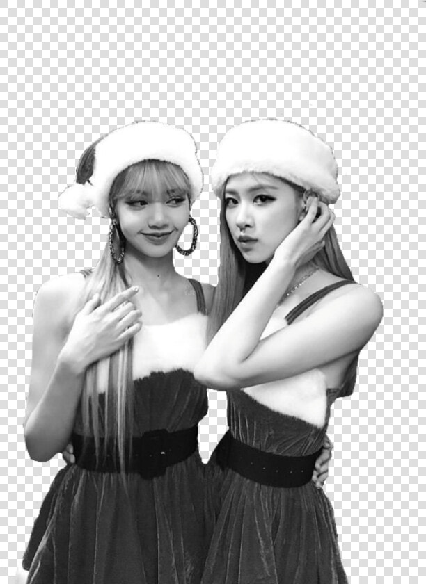  chaelisa  lisa  rose  blackpink  blackpinklisa  blackpinkrose   Lisa And Rose Christmas  HD Png DownloadTransparent PNG