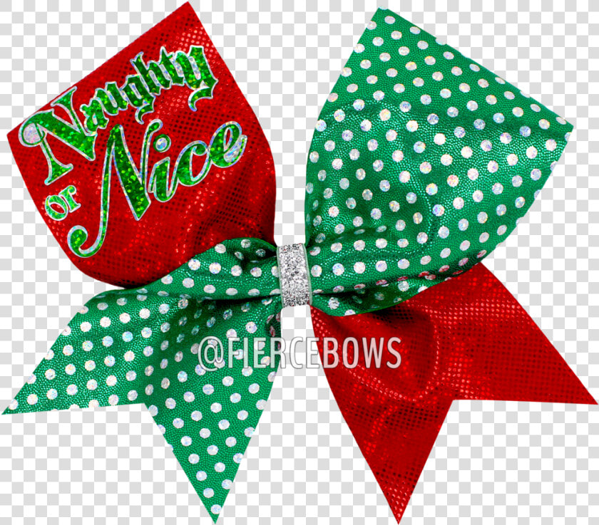 Naughty Or Nice Christmas Bow   Napkin  HD Png DownloadTransparent PNG