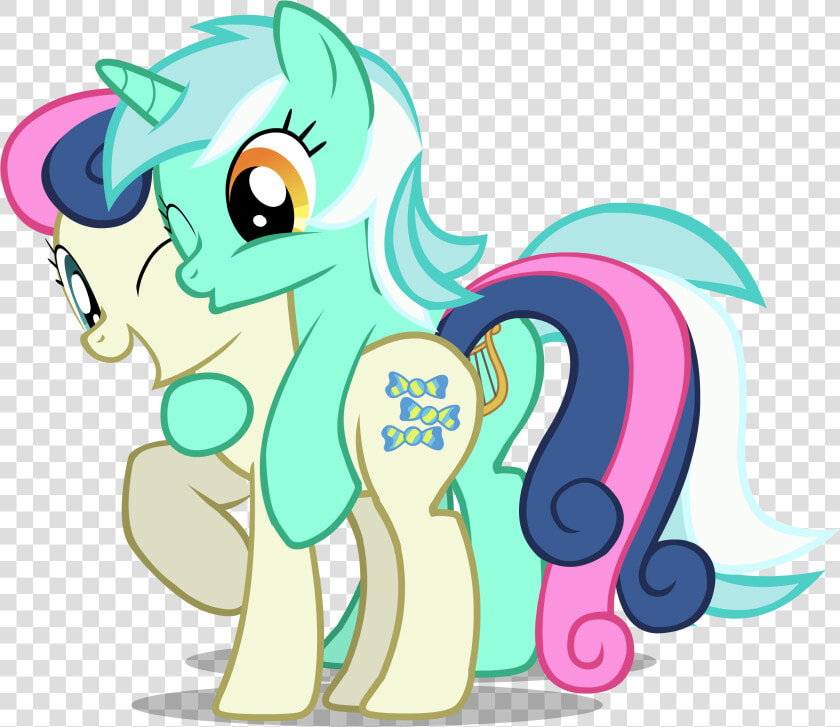 My Little Pony Bonbon And Lyra  HD Png DownloadTransparent PNG