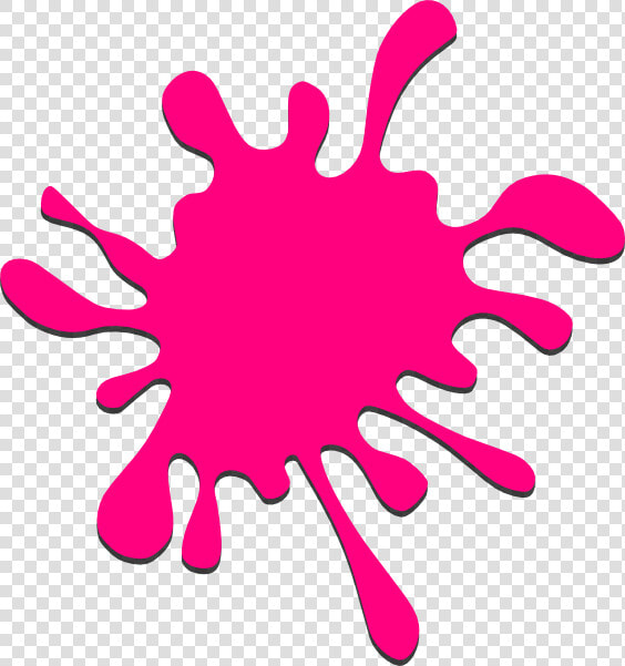 Splat Vector Pink   Rainbow Paint Splat Clipart  HD Png DownloadTransparent PNG