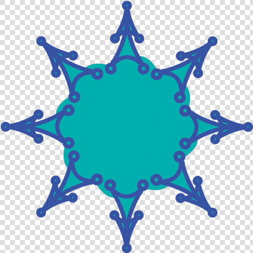 Copos De Nieve Tipo Mandalas   Circle  HD Png DownloadTransparent PNG