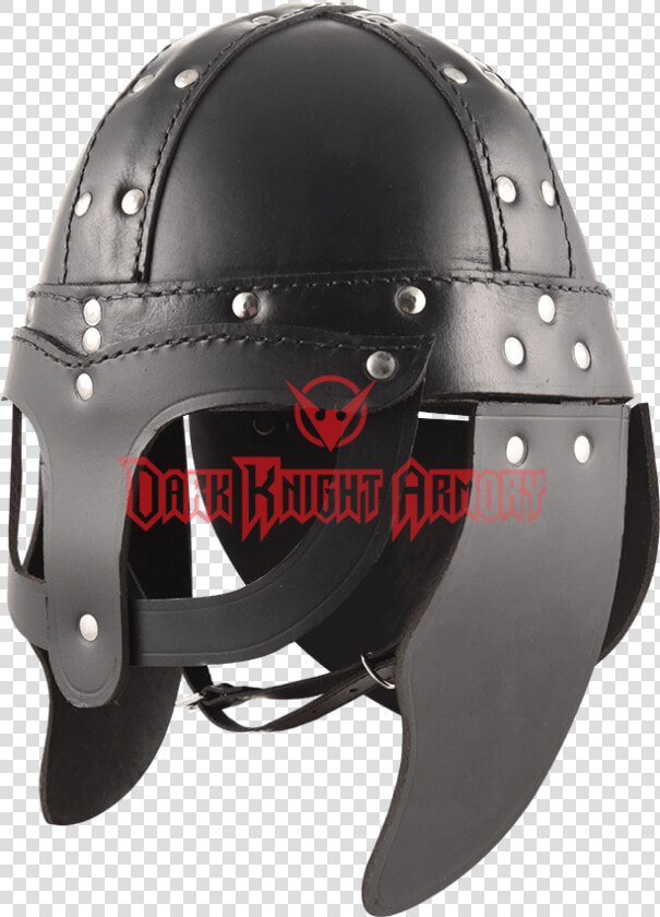 Leather Viking Helmet   Leather Helmet Medieval  HD Png DownloadTransparent PNG