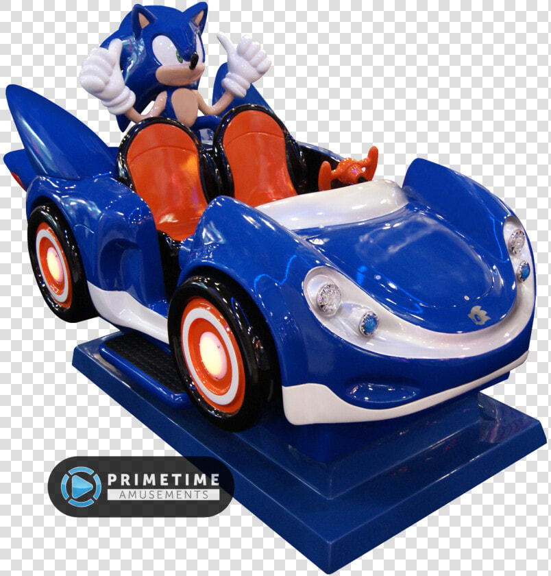 Sonic Kiddie Ride By Sega   Sonic Sega All Stars Racing Arcade  HD Png DownloadTransparent PNG