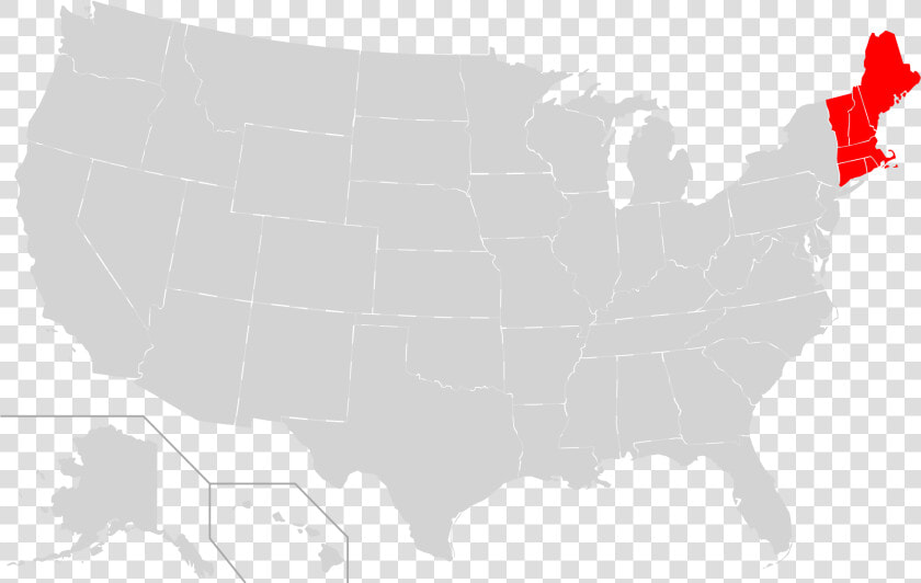 States Vector New England   New England On American Map  HD Png DownloadTransparent PNG