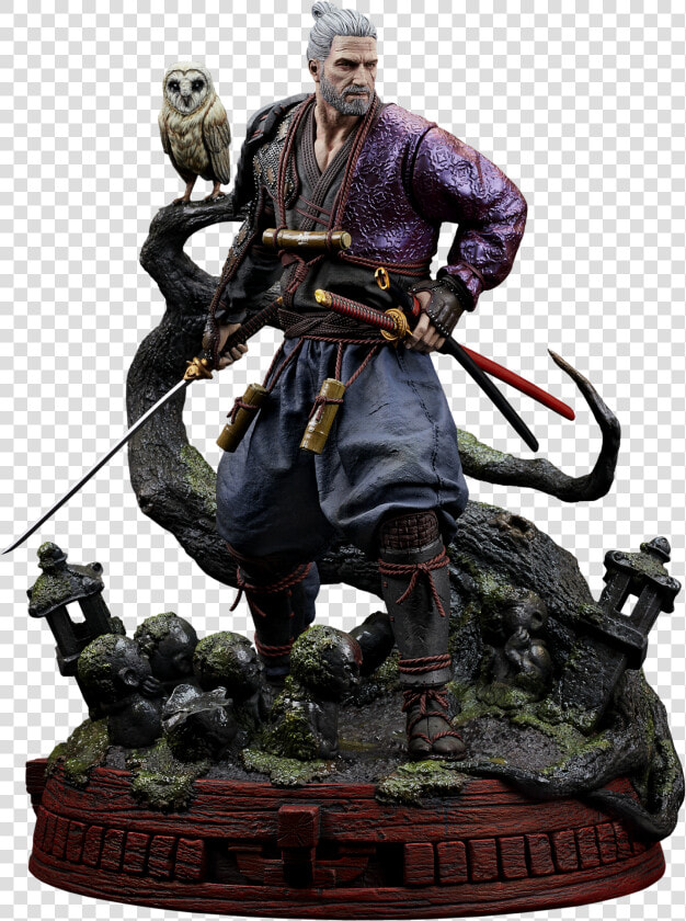 Geralt Ronin Figure  HD Png DownloadTransparent PNG