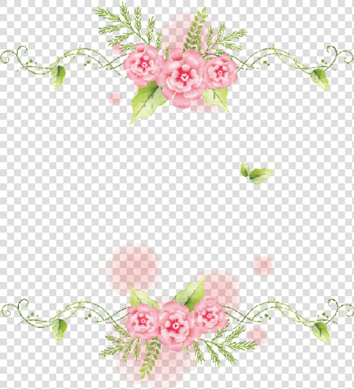 Transparent Flores Animadas Png   Pink And Green Flowers Clip Art  Png DownloadTransparent PNG