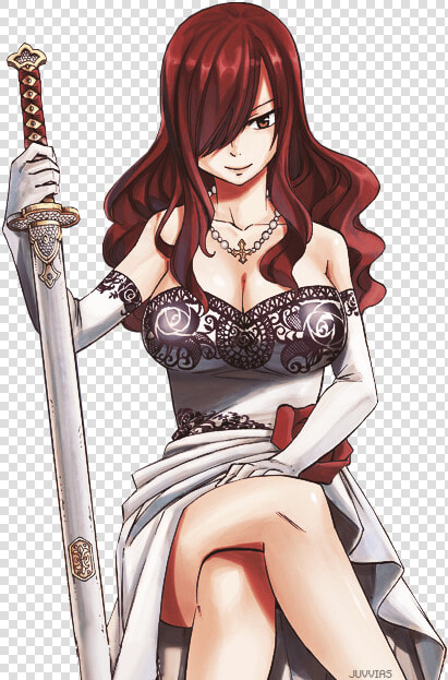 Fairy Tail  Erza  And Erza Scarlet Image   Fairy Tail Manga Girl  HD Png DownloadTransparent PNG