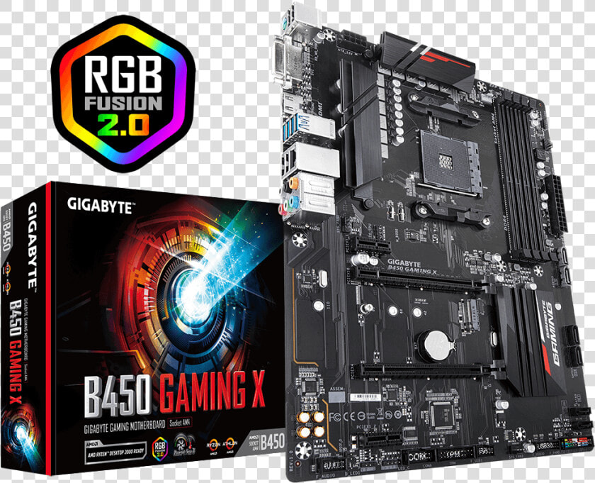 Gigabyte B450 Motherboard  HD Png DownloadTransparent PNG