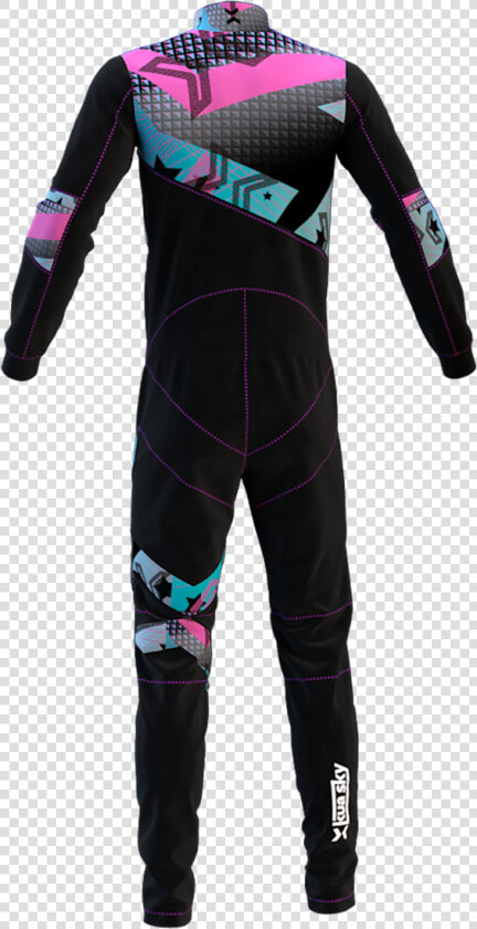 80s Party Jumpsuit Back   Dry Suit  HD Png DownloadTransparent PNG