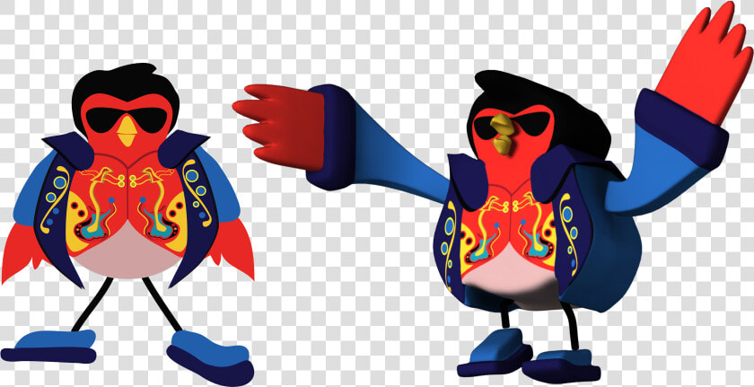 Kirsty Graham Rockin Robin   Rockin Robin Raven Cartoon  HD Png DownloadTransparent PNG