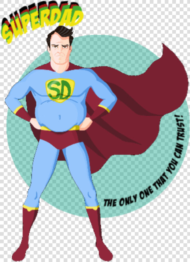 Transparent Superhero Dad Clipart   Superman  HD Png DownloadTransparent PNG