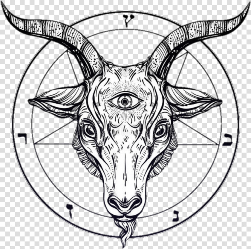  satan  satanic  goat  blood  bleed  hell  die  kill   Devil Goat  HD Png DownloadTransparent PNG