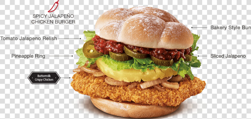 Spicy Jalapeno Chicken Burger Potato Grid   Spicy Jalapeno Chicken Burger  HD Png DownloadTransparent PNG