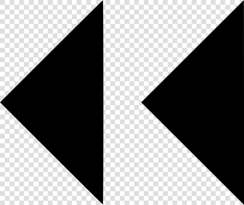 Backward Arrows   Triangle  HD Png DownloadTransparent PNG