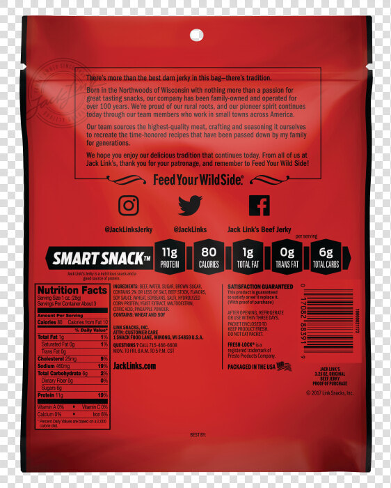 Beef Jerky Nutrition Facts Label  HD Png DownloadTransparent PNG