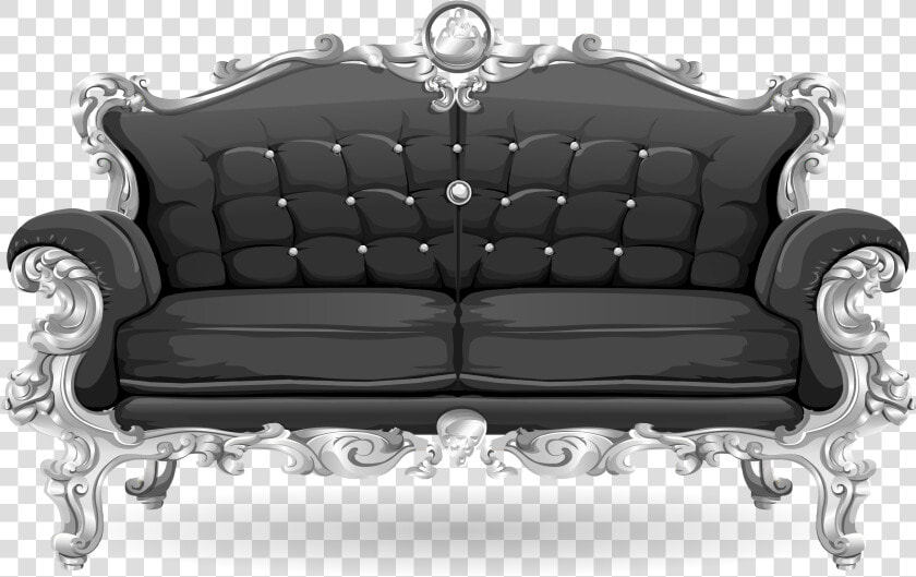 Baroque Sofa From Glitch Clip Arts  HD Png DownloadTransparent PNG