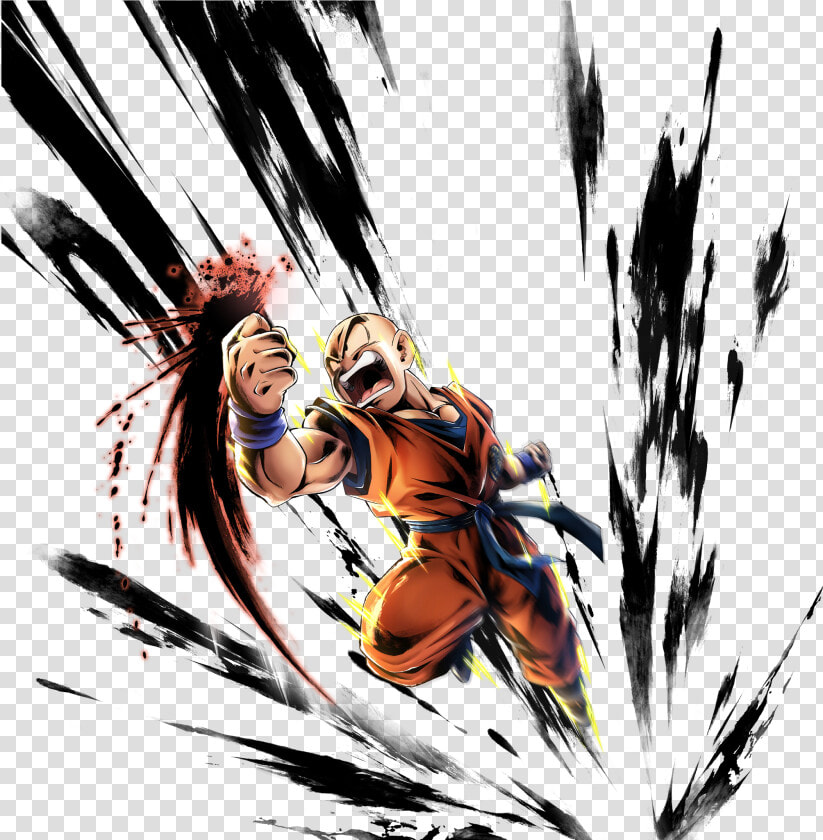 Transparent Dragon Ball Z Aura Png   Dragon Ball Legends Krillin  Png DownloadTransparent PNG