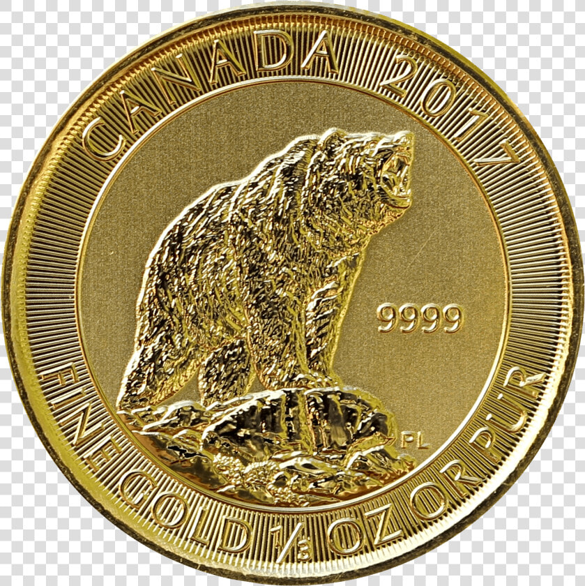 Gold Grizzly Rev   Coin  HD Png DownloadTransparent PNG